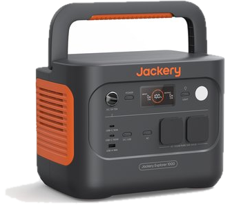 Jackery Explorer 1000 V2 review: schuin vooraanzicht met opklapbare hendel