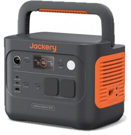 Jackery Explorer 1000 V2 van rechts gezien, met het ventilatierooster in beeld