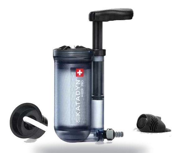 Katadyn Hiker Pro review: waterfilter met losse slangaansluiting en dop