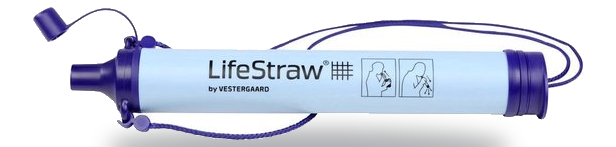 LifeStraw Personal review: liggend aanzicht van de waterfilter